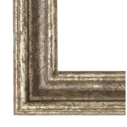 Siver Ornament Medium schilderijlijst van de serie SEVILLA in de kleur zilver