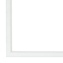 White tribeca small round schilderijlijst van de serie TRIBECA in de kleur wit