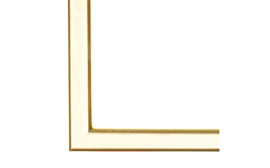 Goud geschuurd schilderijlijst van de serie nordic in de kleur goud