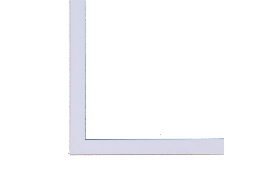 White tribeca square schilderijlijst van de serie TRIBECA in de kleur wit
