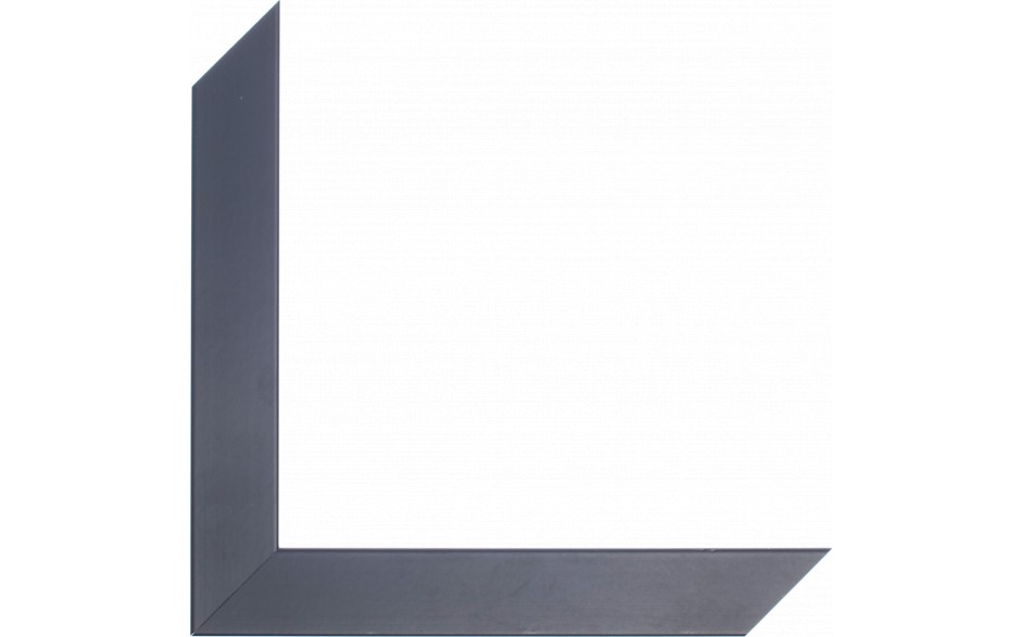 Mat zwart 30 x 15 schilderijlijst van de serie PLANO in de kleur zwart