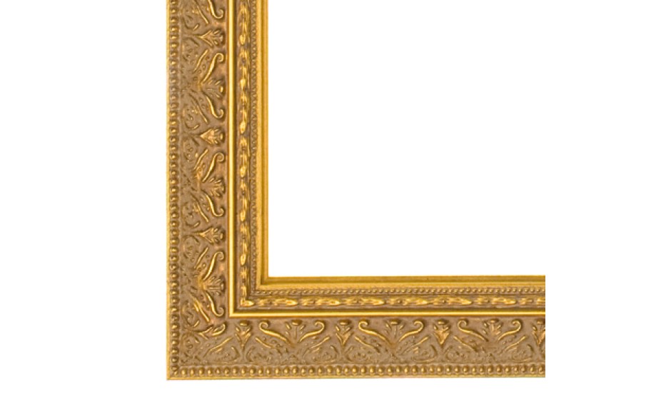Ornament goud smal schilderijlijst van de serie IMPERIAL in de kleur goud