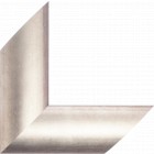 Bauhaus zilver schilderijlijst van de serie BAUHAUS in de kleur zilver